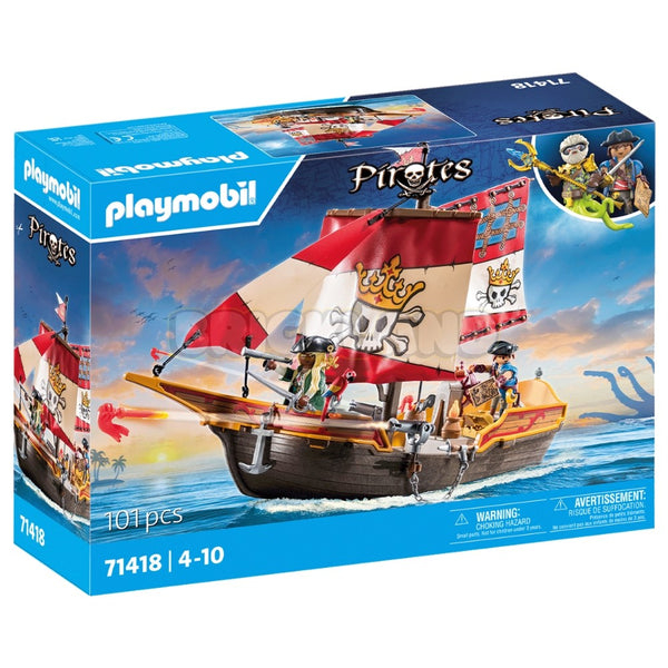 פליימוביל ספינת פיראטים 71418 | Playmobil