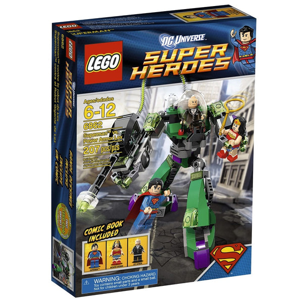 לגו גיבורי על סופרמן נגד פאוור ארמור לקס 6862 - Lego