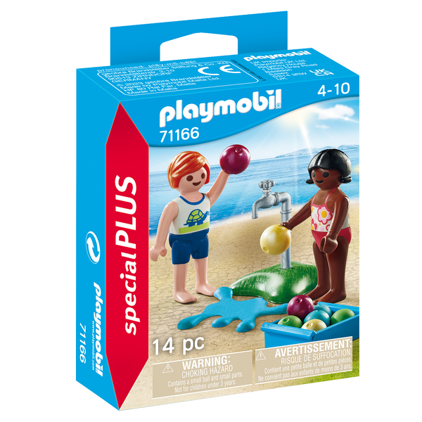 פליימוביל ילדים עם בלוני מים 71166 - Playmobil