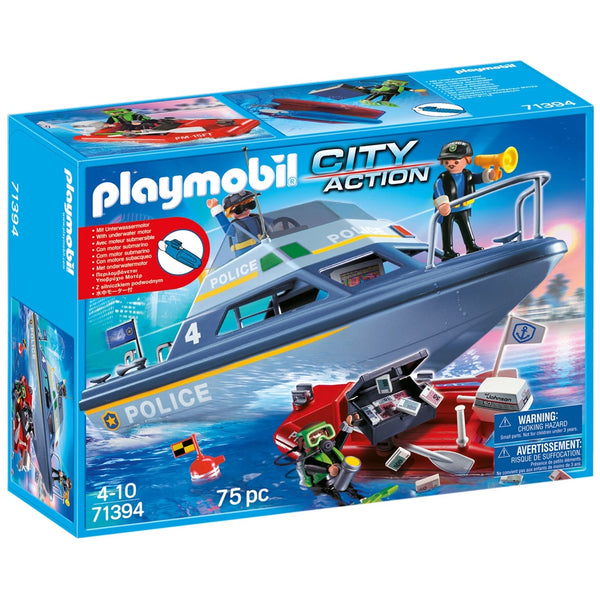 פליימוביל סירת שיטור ימי 71394 - Playmobil