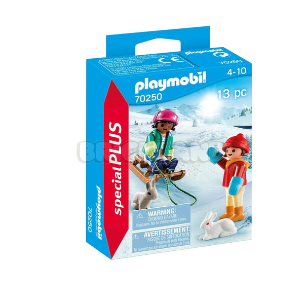 פליימוביל ילדים עם מזחלת 70250 | Playmobil