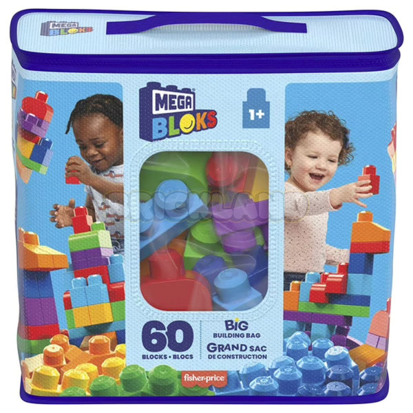 מגה בלוקס שק כחול 60 חלקים | Mega Bloks