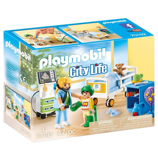 פליימוביל חדר בית חולים לילדים 70192 - Playmobil